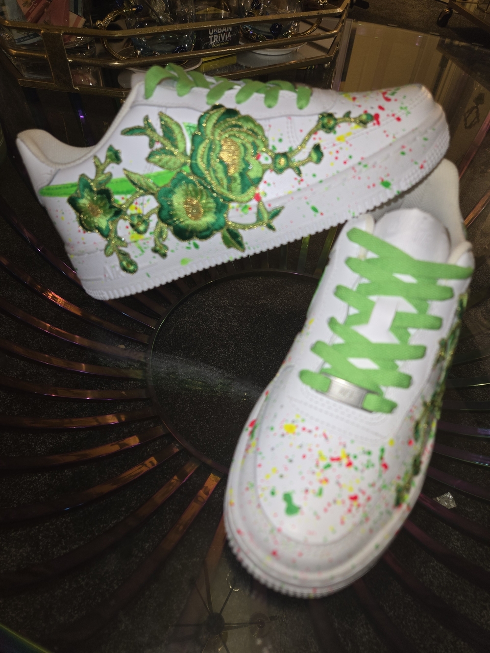 Custom NIKE Air Force 1's Size Boys 6Y New W/O Tags